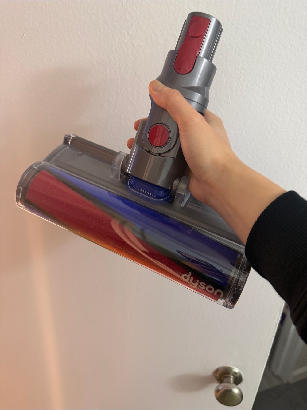 Dyson Motorized Cleaner Head with Red and Blue Brush